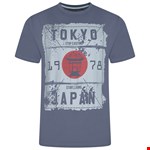 Kam Tokyo Japan Tee - vintage indigo
